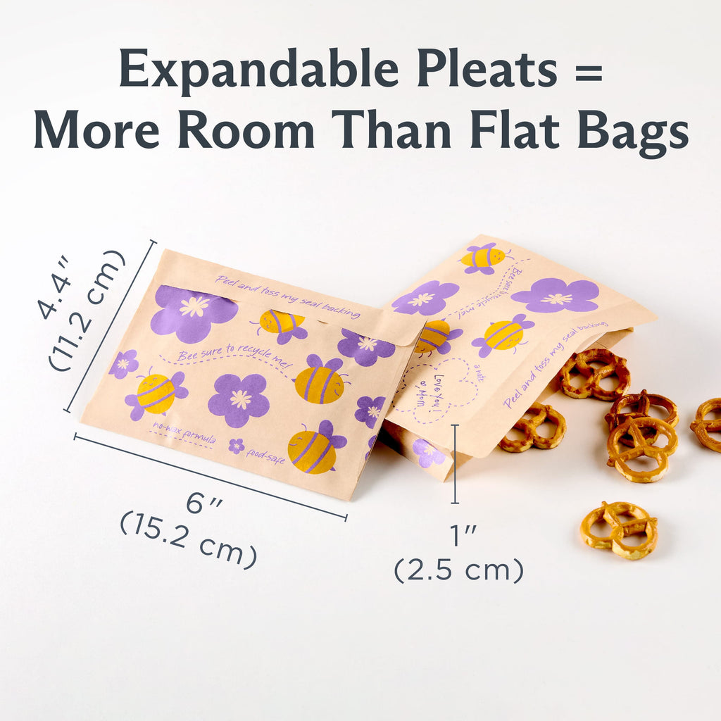 Recyclable Paper Bags 2-Pack 100ct Reusable Storage Bag
