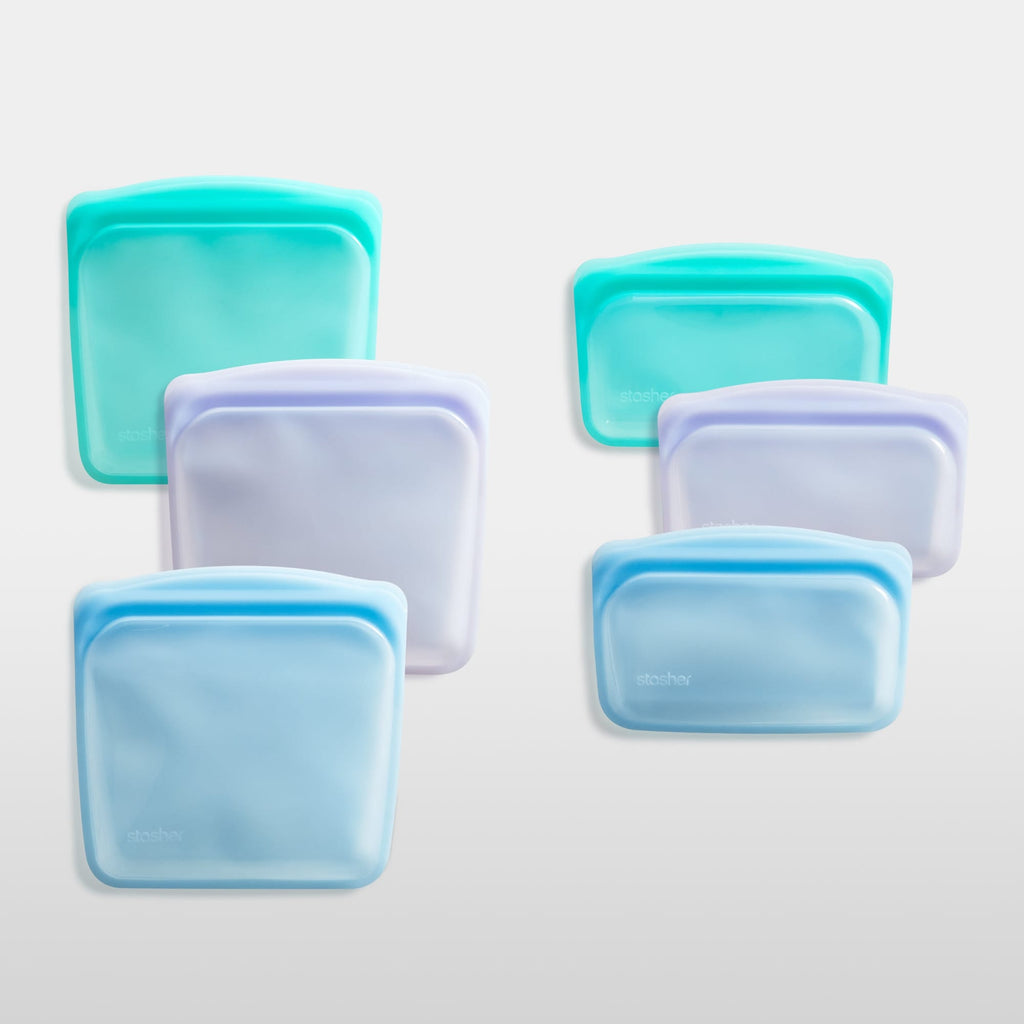 Sandwich Snack 6-Pack Reusable Storage Bag