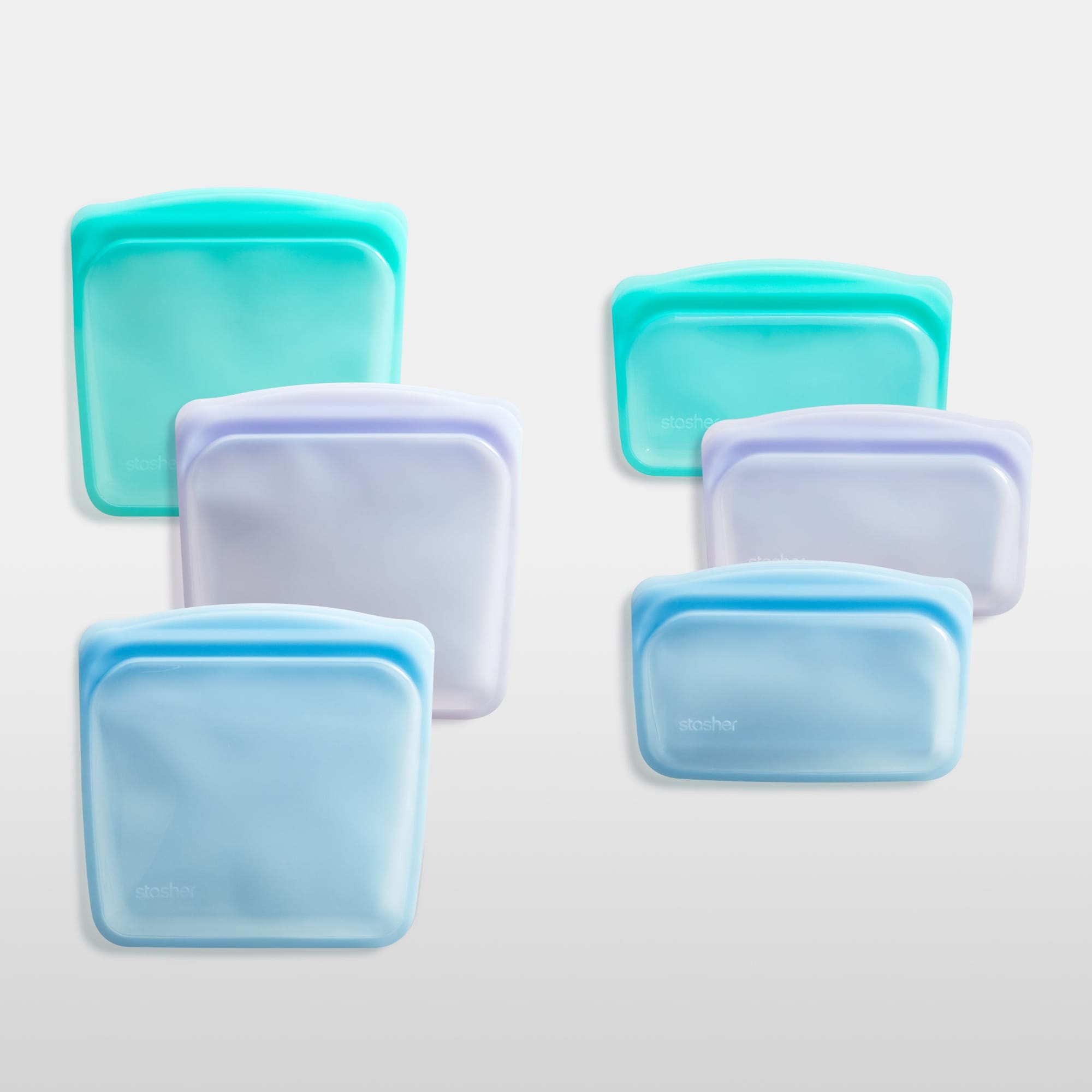 Sandwich Snack 6-Pack Reusable Storage Bag