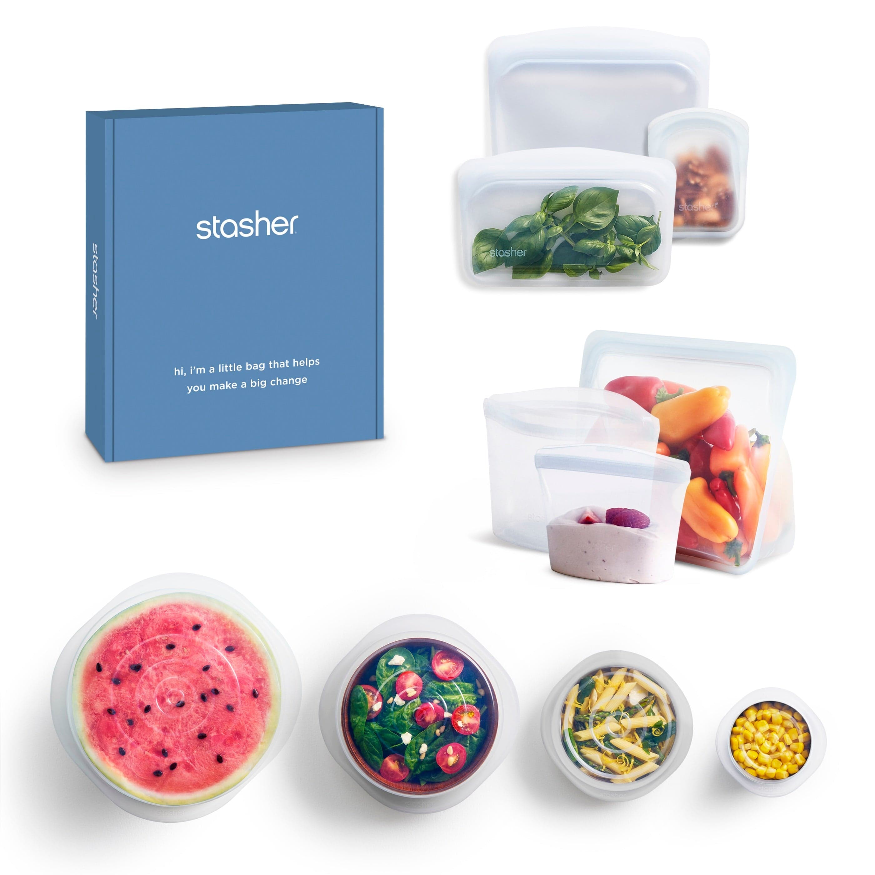 Starter Kit 10-Pack Reusable Storage Set