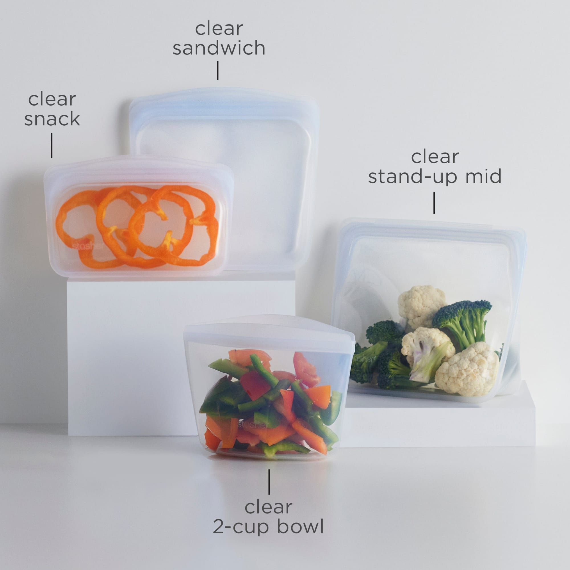 Starter Kit 4-Pack Reusable Storage Set