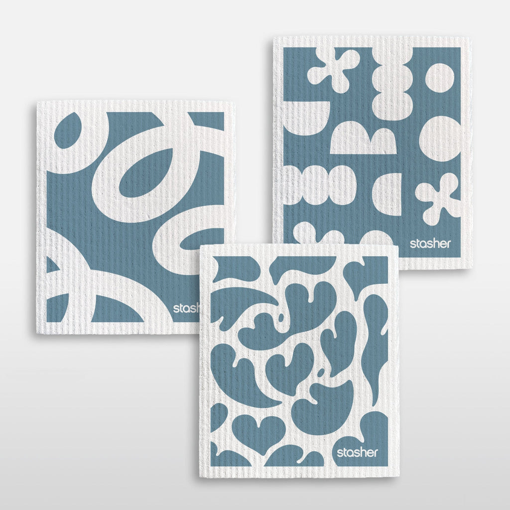 Reusable Swedish Dishcloth 3-Pack Kitchen Accessory
