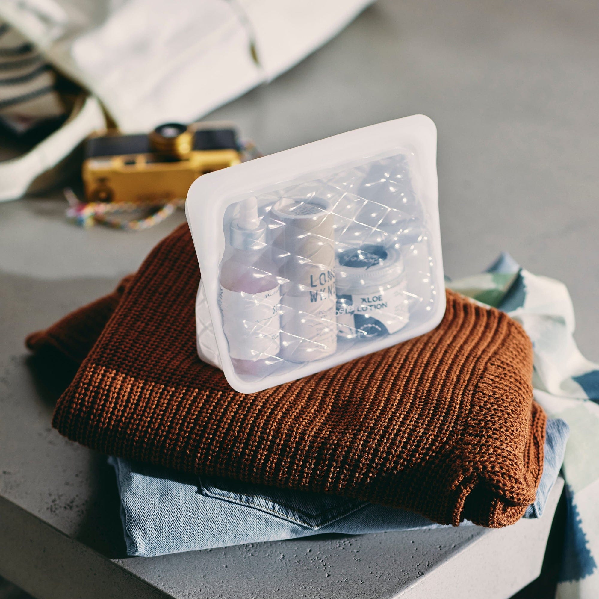 Travel Essentials Bag Reusable Storage Bag