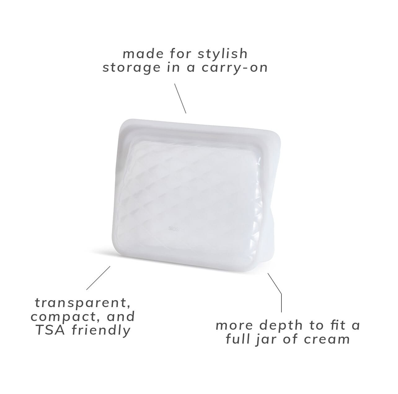 Travel Essentials Bag Reusable Storage Bag