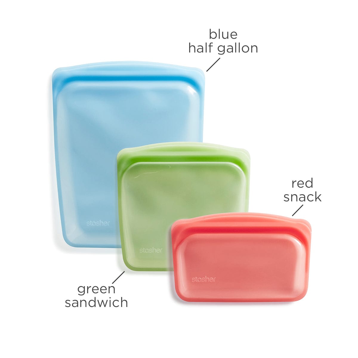 Essentials 3-Pack Reusable Storage Set