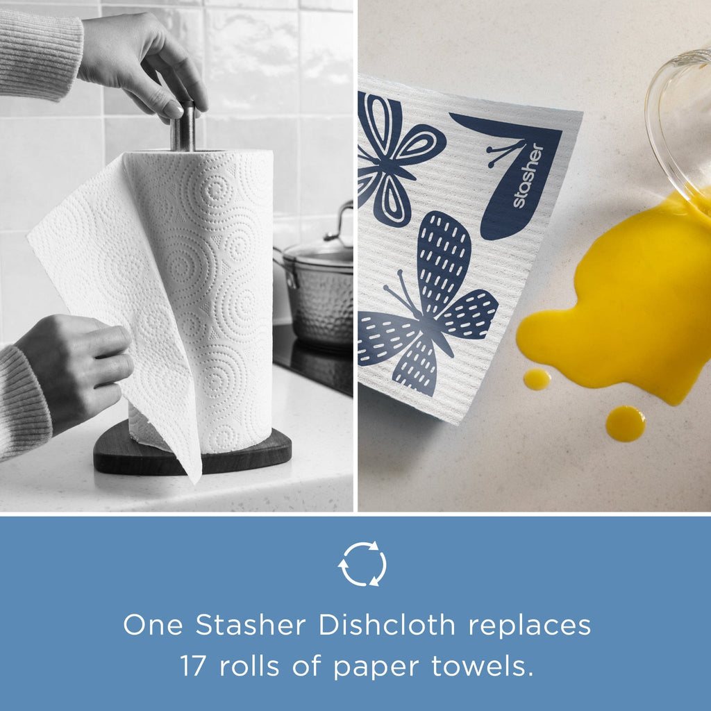Reusable Swedish Dishcloth 3-Pack Kitchen Accessory