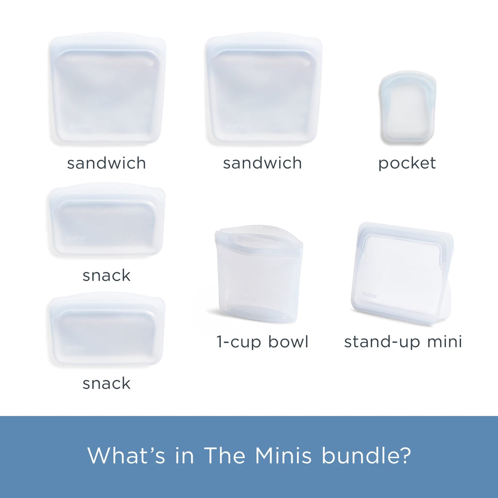 Back to School 7-Pack Reusable Storage Set