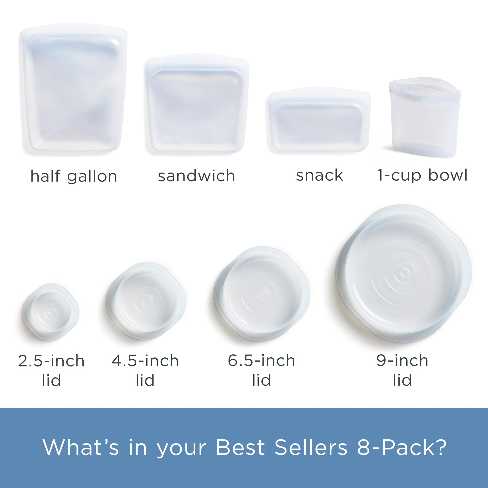 Best Sellers 8-Pack Reusable Storage Set
