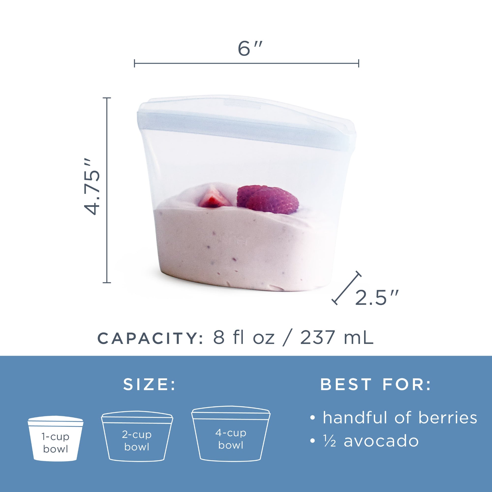1-Cup Bowl Kitchen Accessory