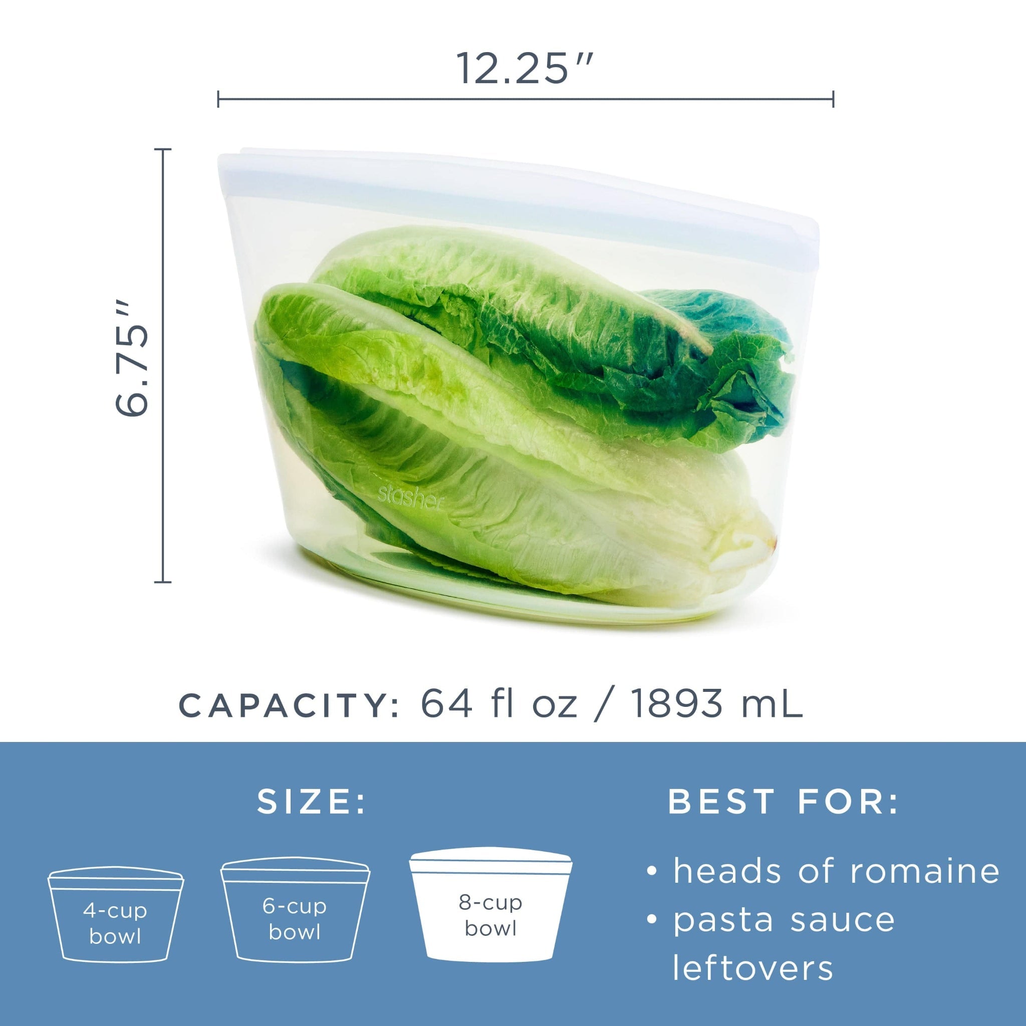 8-Cup Bowl Kitchen Accessory