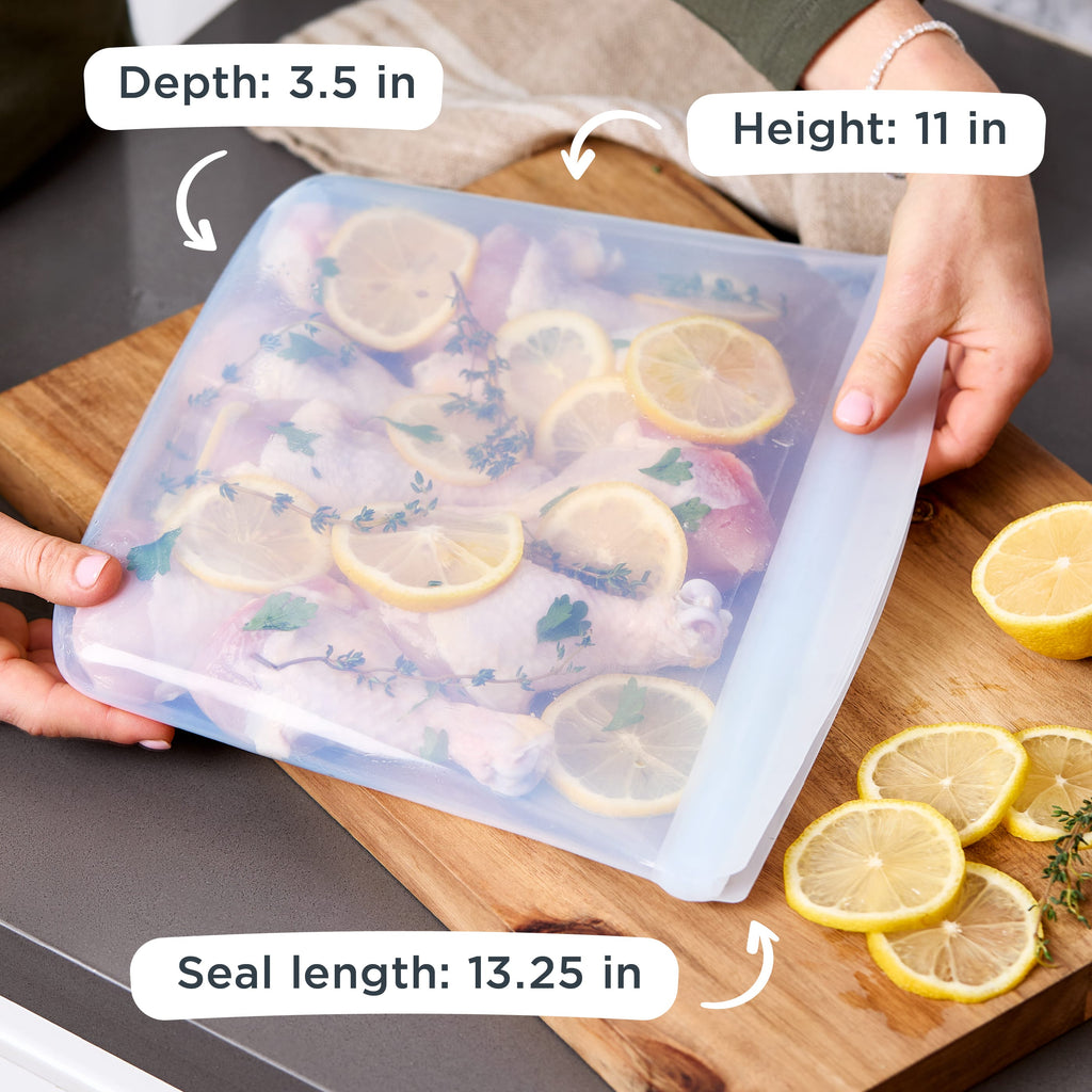 Gallon Bag 2-Pack Reusable Storage Bag