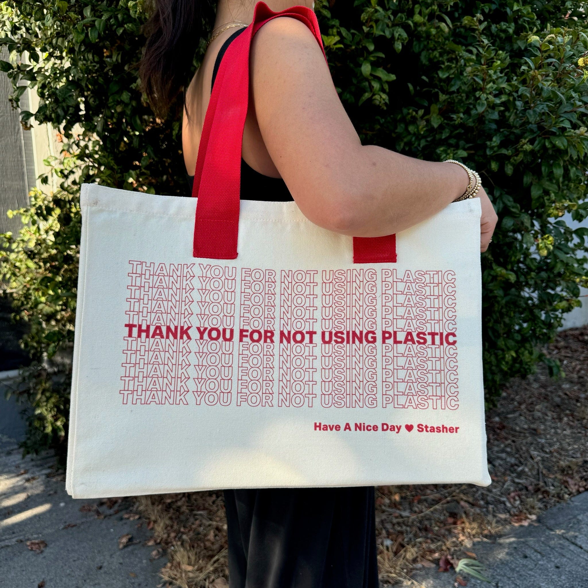 Canvas Tote Bag Reusable Storage Bag