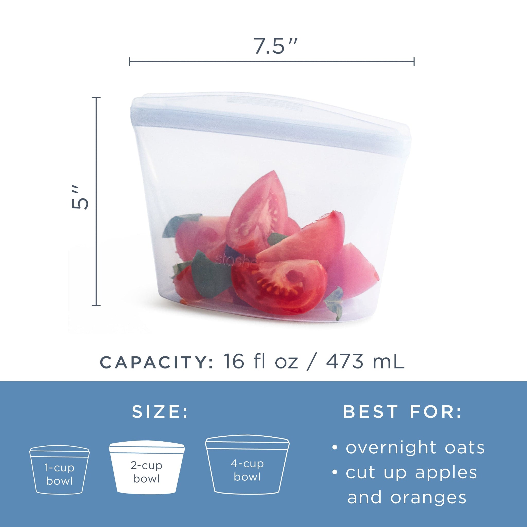 2-Cup Bowl Kitchen Accessory