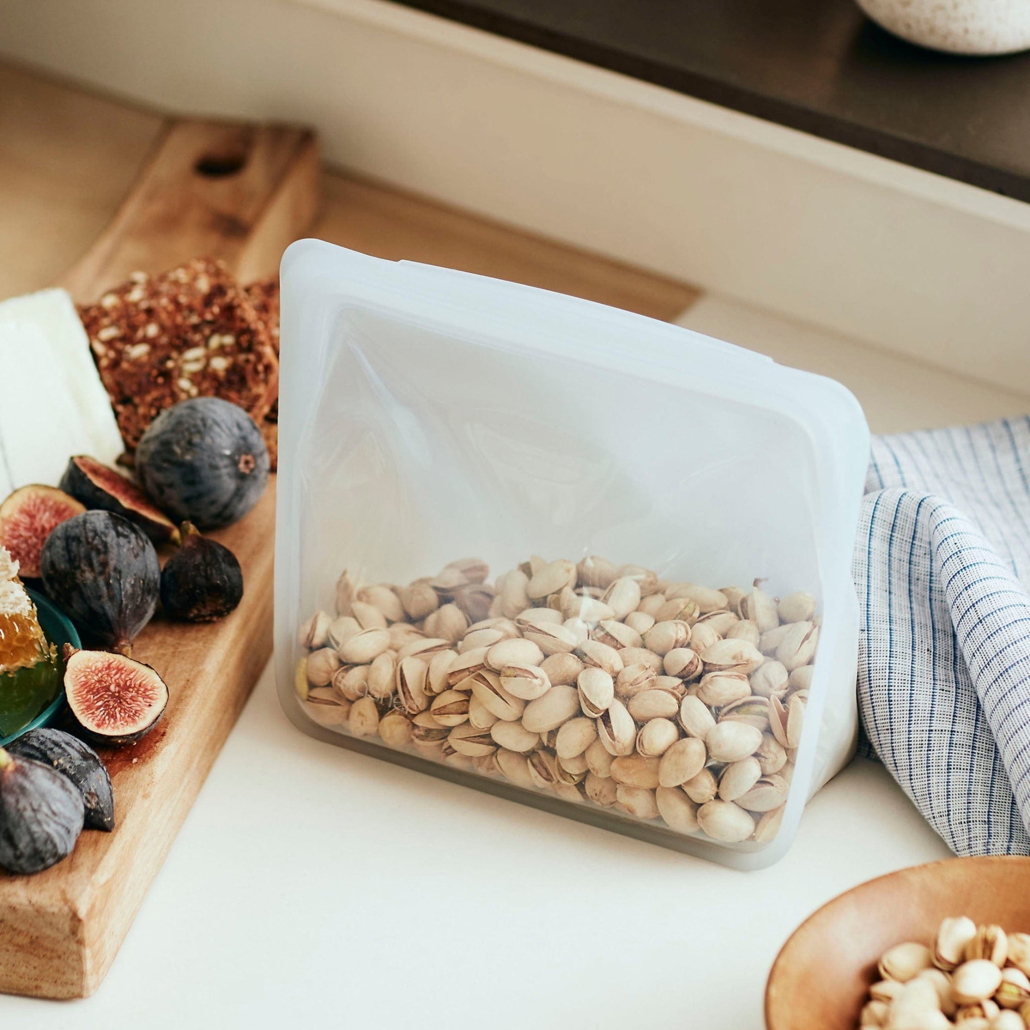 Stand-Up Mid Bag Reusable Storage Bag