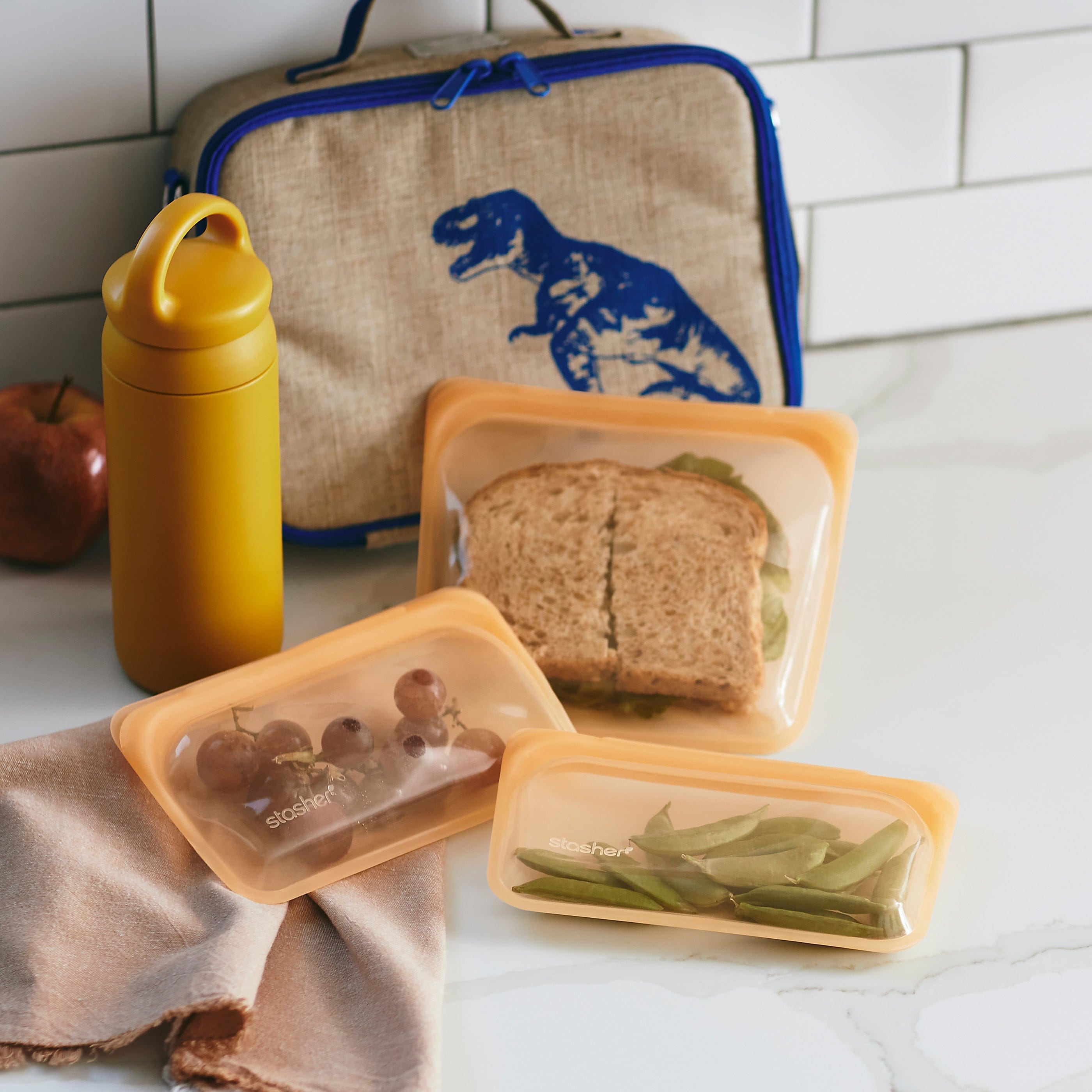 Sandwich Bag 12-Pack Reusable Storage Bag