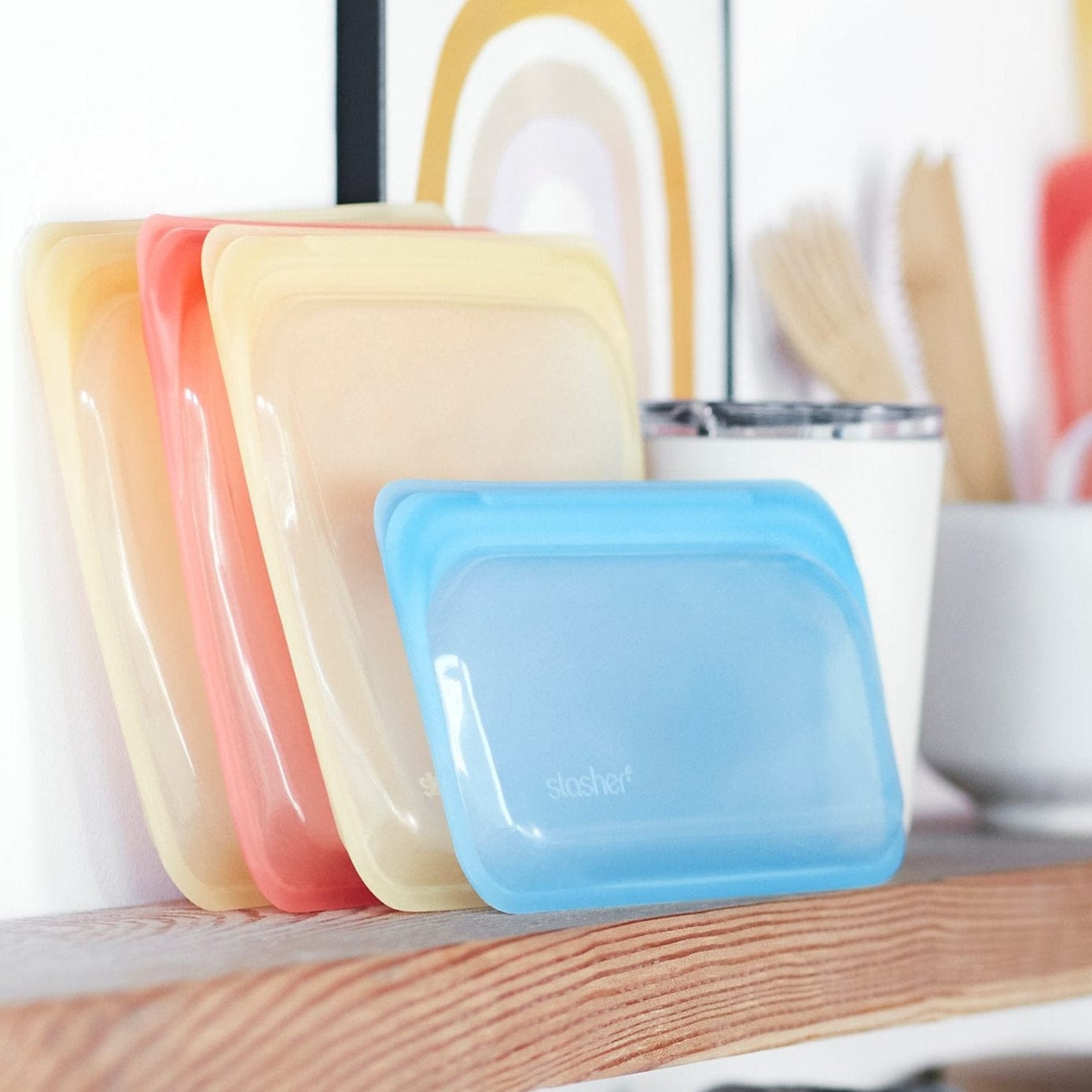 Sea Spray 4-Pack Reusable Storage Set