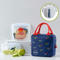 Back to School Lunch 3-Pack + Free Water Bottle Reusable Storage Set