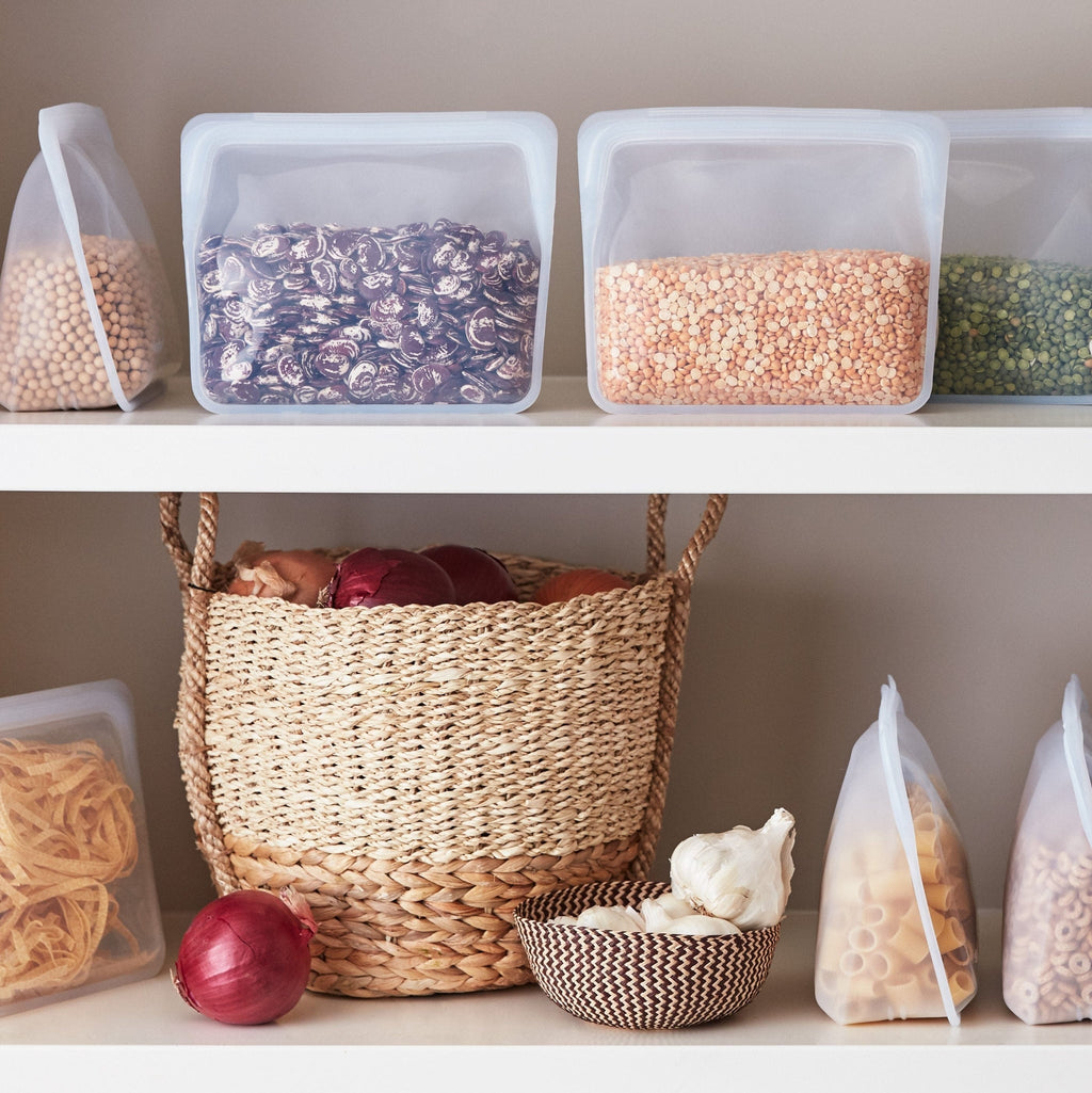 Stand-Up Mid Bag Reusable Storage Bag