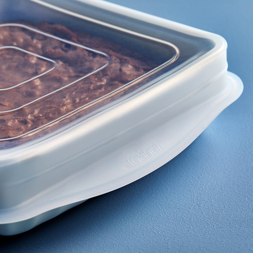 Rectangle Stretch Lids 2-Pack Kitchen Accessory