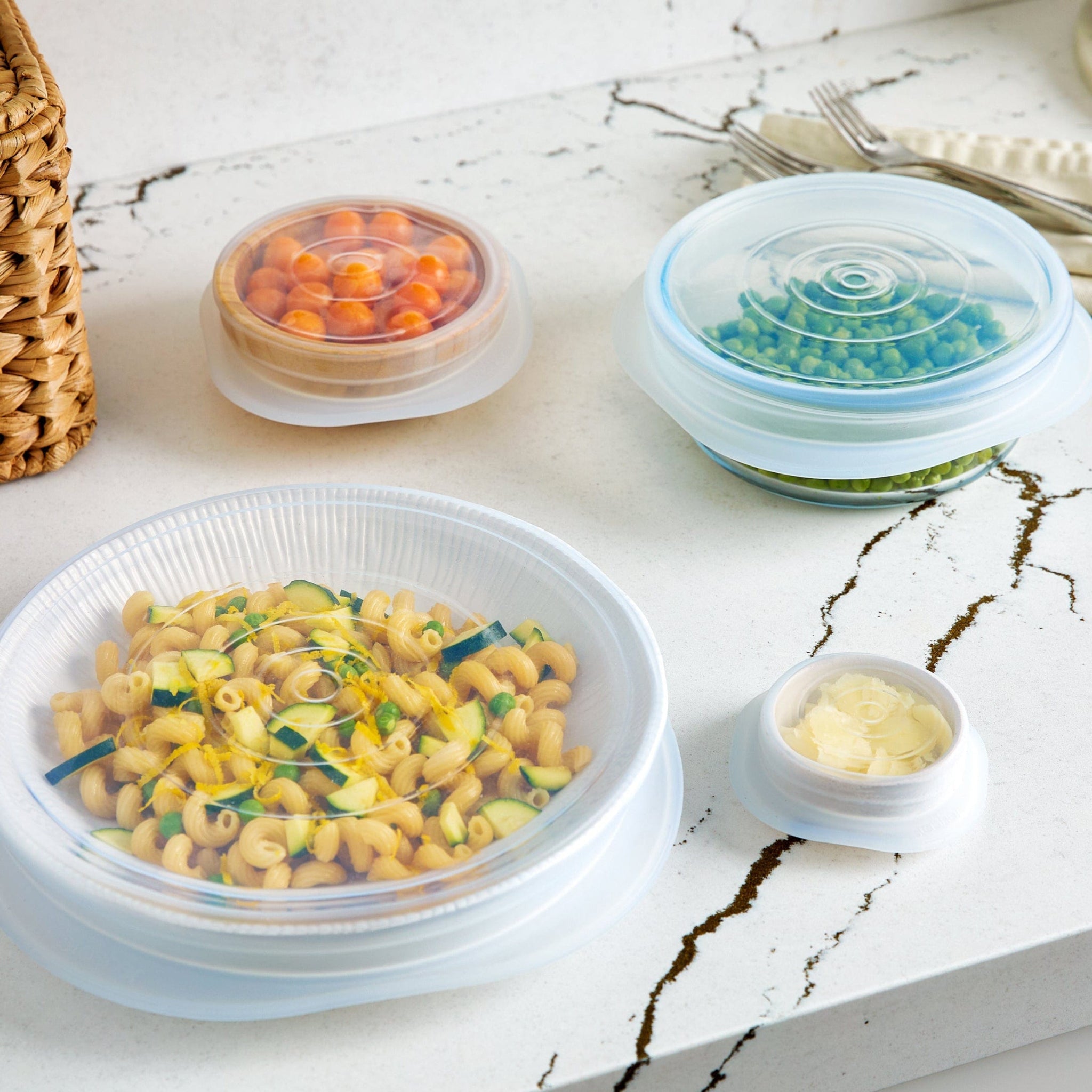Stretch Lids Variety 6-Pack Kitchen Accessory