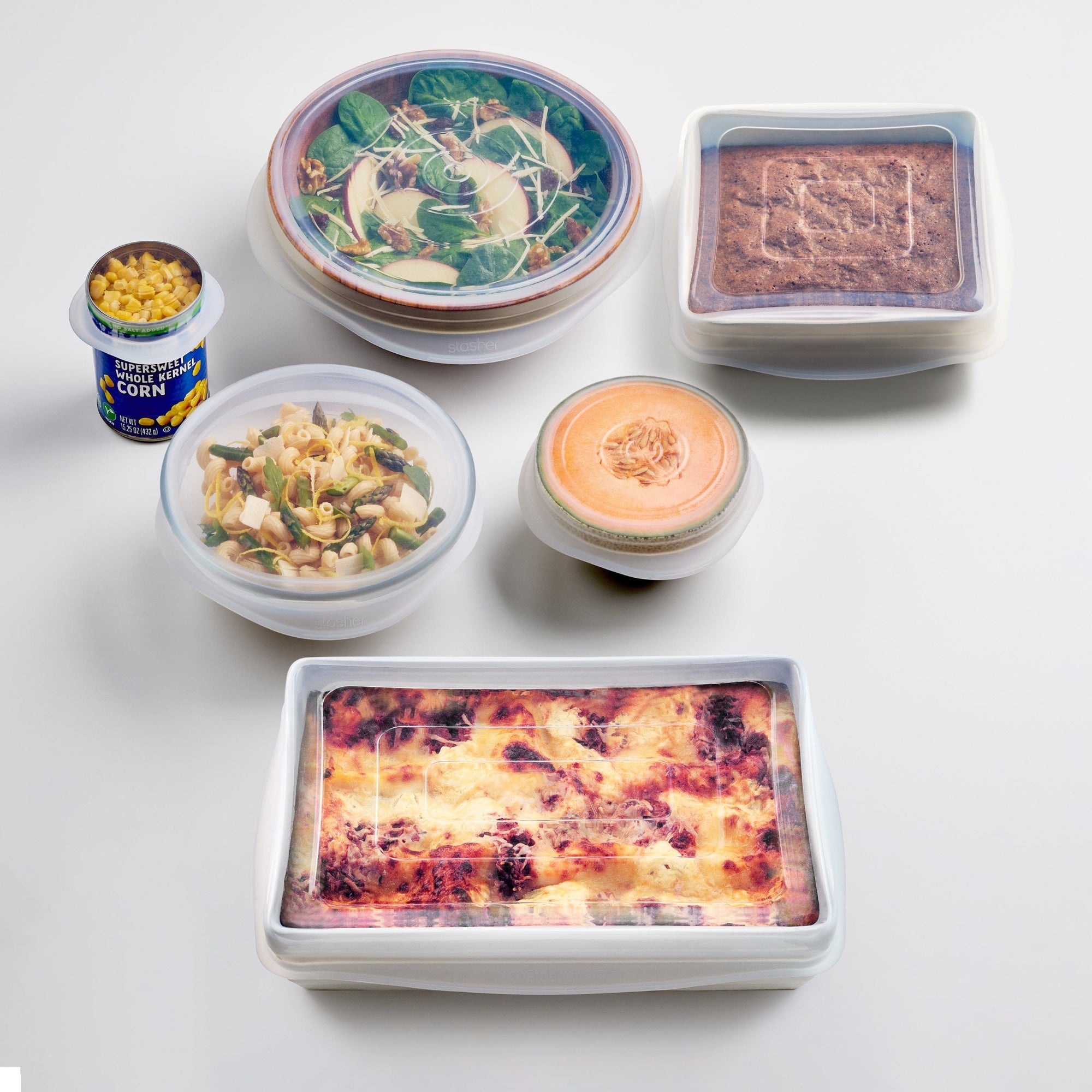 Stretch Lids Variety 6-Pack Kitchen Accessory