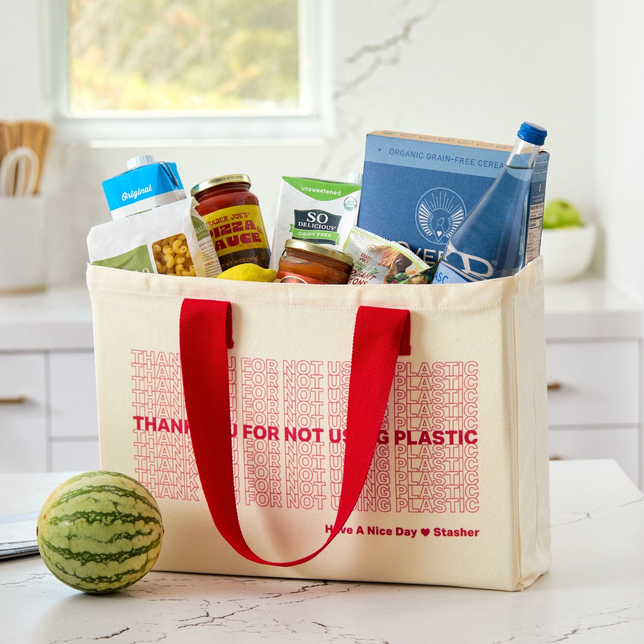 Canvas Tote Bag Reusable Storage Bag