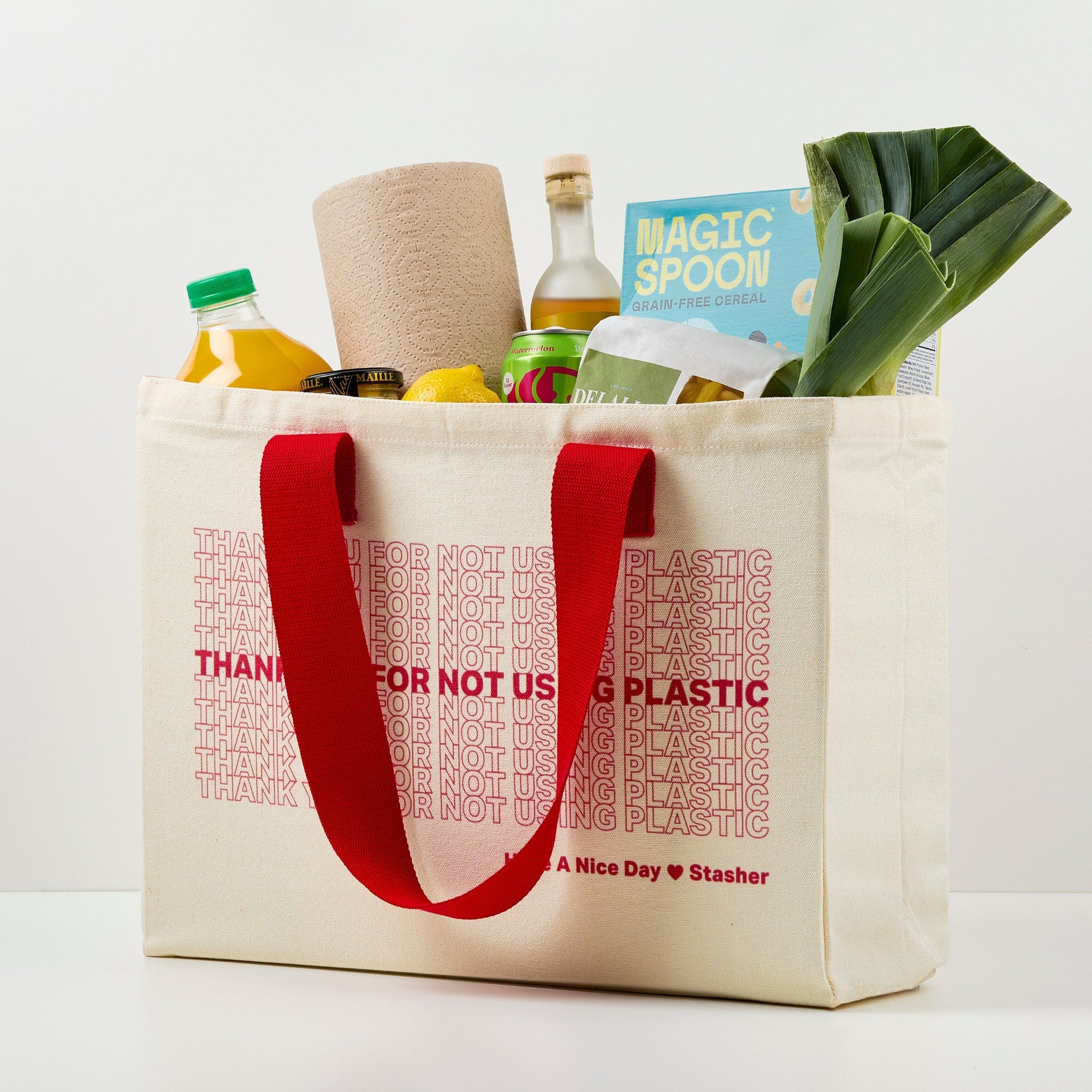 Canvas Tote Bag Reusable Storage Bag