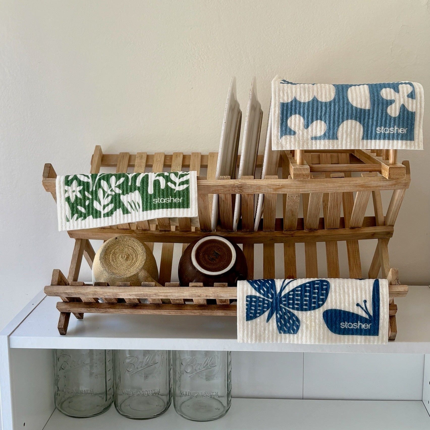 Reusable Swedish Dishcloth 3-Pack Kitchen Accessory