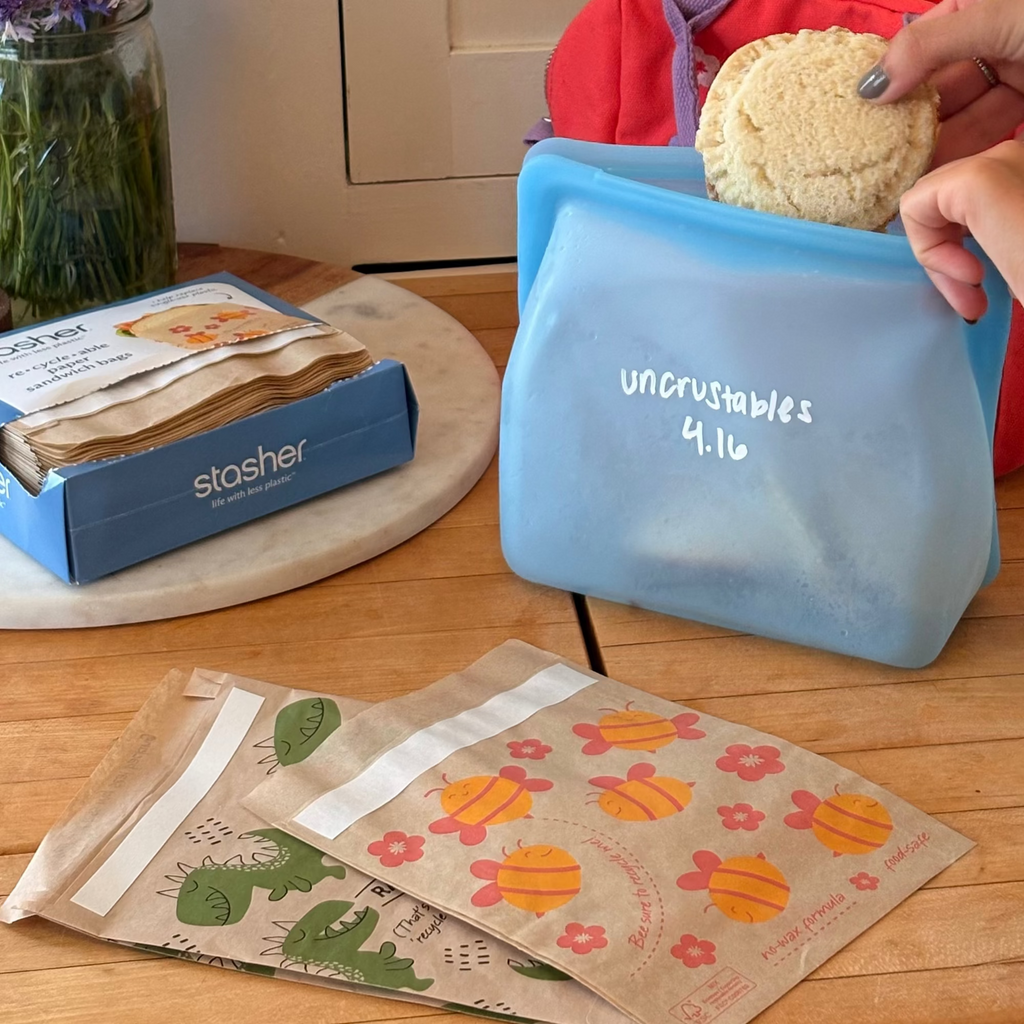Complete School Lunch Kit 5-Pack Reusable Storage Set