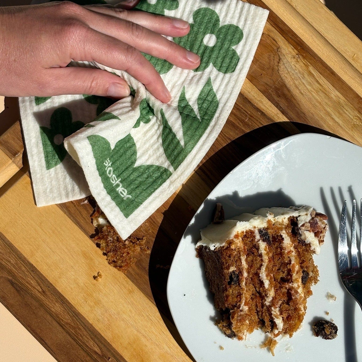 Reusable Swedish Dishcloth 3-Pack Kitchen Accessory