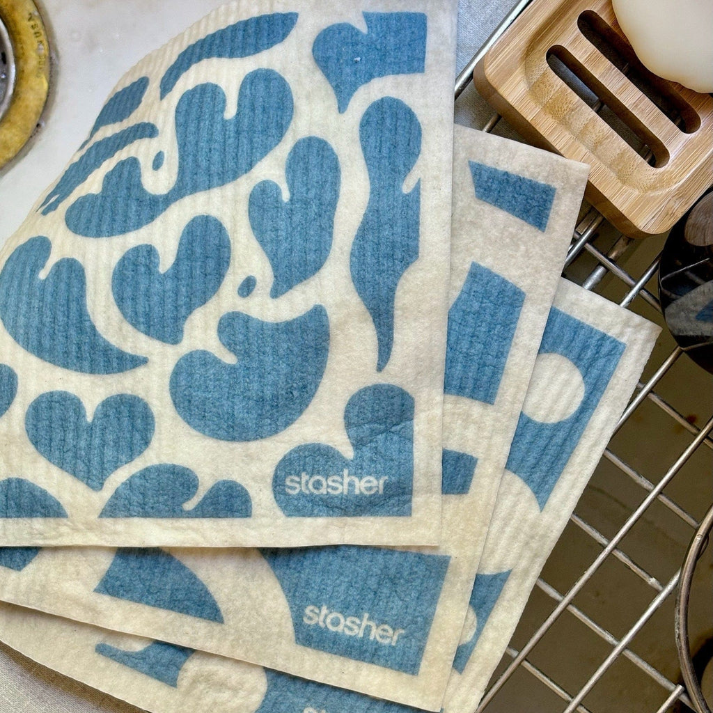 Reusable Swedish Dishcloth 3-Pack Kitchen Accessory