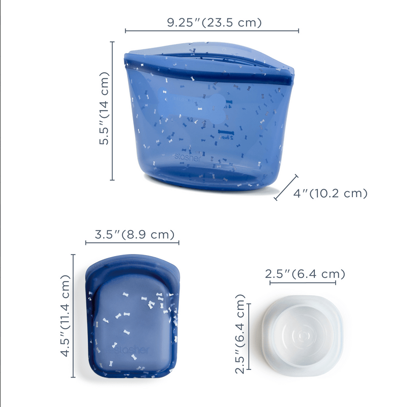 Pet Food Storage 5-Pack Reusable Storage Set